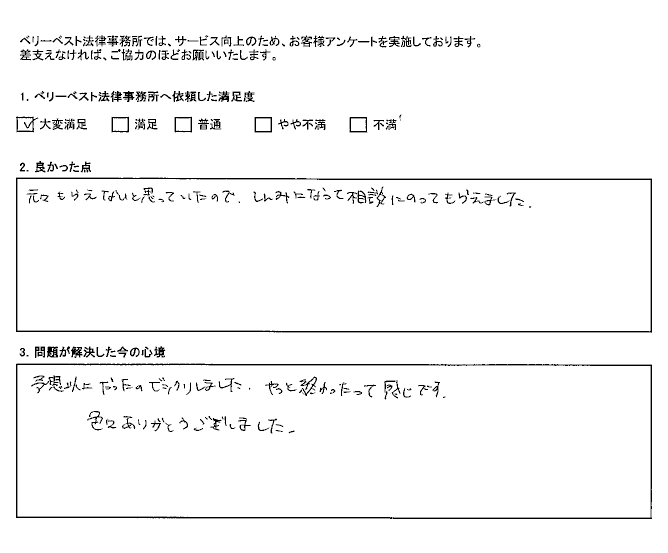 予想以上だったのでビックリしました